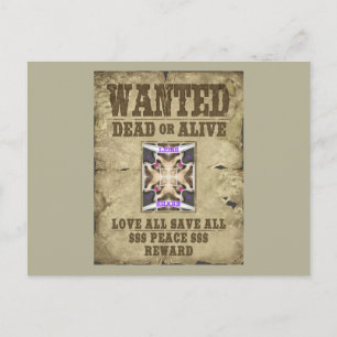 Gewollt Frieden, Liebe und Inspiration: Harmonie v Postkarte