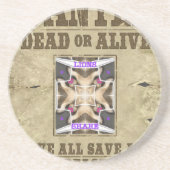 Gewollt Frieden, Liebe und Inspiration: Harmonie v Untersetzer (Vorne)