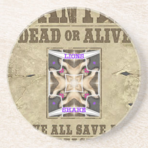 Gewollt Frieden, Liebe und Inspiration: Harmonie v Untersetzer