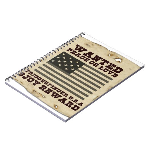 Gewollt Frieden Notizblock (Linke Seite)