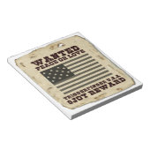 Gewollt Frieden Notizblock (angewinkelt)