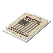 Gewollt Frieden Notizblock (Rotiert)