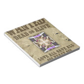 Gewollt Frieden Notizblock (angewinkelt)