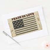 Gewollt Frieden Rechteckiger Aufkleber (Umschlag)