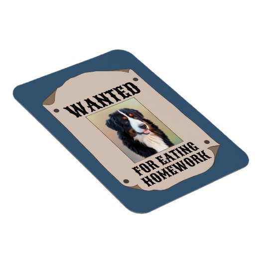 Gewollt für das Essen von Hausaufgaben-benutzerdef Magnet (Rechte Seite)