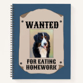 Gewollt für das Essen von Hausaufgaben-benutzerdef Notizblock (Vorderseite)