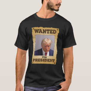 Gewollt für Präsident 2024 Trump Tasse schießt nie T-Shirt