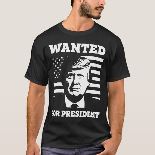 Gewollt für Präsident des Präsidenten der Vereinte T-Shirt (Vorderseite)