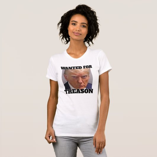Gewollt für Verrat Trump T-Shirt (Vorne ganz)