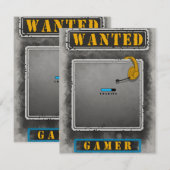 Gewollt Gamer-Loading Einladung (Vorne/Hinten)
