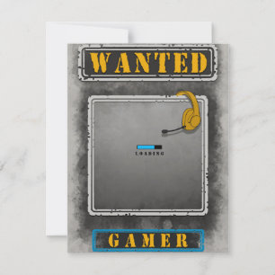 Gewollt Gamer-Loading Einladung