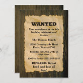 GEWOLLT Geburtstagspartei Einladung (Vorne/Hinten)