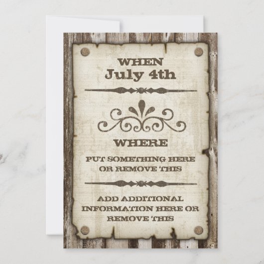 Gewollt GRILLEN Einladung (Rückseite)