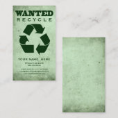 gewollt: Grüne Koralle Visitenkarte (Vorne/Hinten)