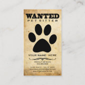 gewollt Heimtiersitter Visitenkarte (Vorderseite)