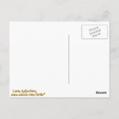 Gewollt, HELLO zu sagen!! Postkarte (Rückseite)