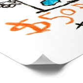 gewollt Herr Potato Poster (Ecke)