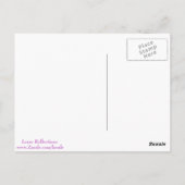 Gewollt, HI zu sagen!! Postkarte (Rückseite)