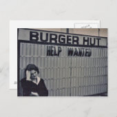 Gewollt Hilfe Postkarte (Vorne/Hinten)