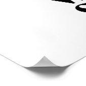 Gewollt Historikerin in schwarzer Geschichte Poster (Ecke)