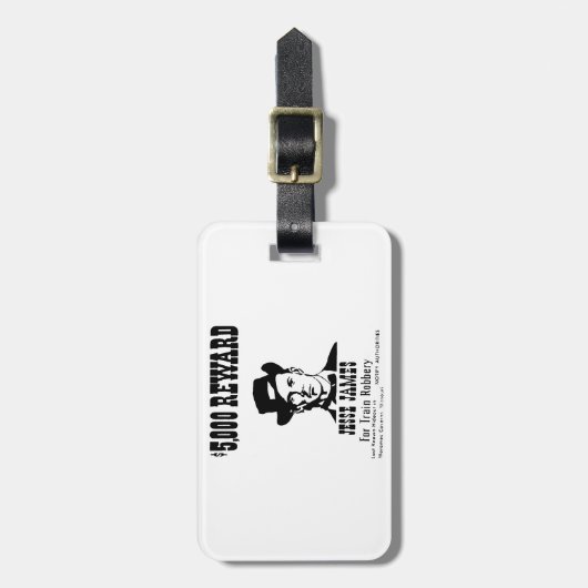 Gewollt Jesse James Gepäckanhänger (Vorderseite vertikal)