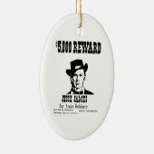 Gewollt Jesse James Keramikornament (Rechts)