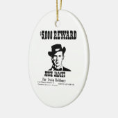 Gewollt Jesse James Keramikornament (Links)
