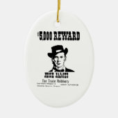 Gewollt Jesse James Keramikornament (Vorne)