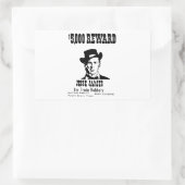 Gewollt Jesse James Rechteckiger Aufkleber (Tasche)