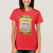 Gewollt Kaffee T-Shirt (Vorderseite)