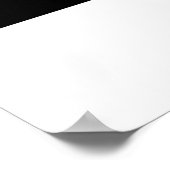 Gewollt Katzenposter Poster (Ecke)