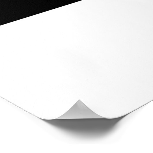 Gewollt Katzenposter Poster (Ecke)