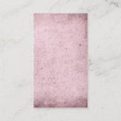 gewollt: kleine Kuchen Visitenkarte (Rückseite)