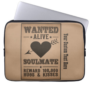 GEWOLLT LEBEN: SOULMATE Laptop-Ärmel Laptopschutzhülle