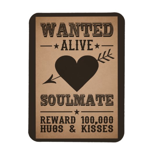 GEWOLLT LEBEND: SOULMATE-Magnet Magnet (Vertikal)