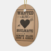 GEWOLLT LEBEND: SOULMATISCH KERAMIK ORNAMENT (Links)