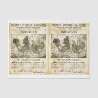 Gewollt Liste (Doppelaufnahmen) Seidenpapier