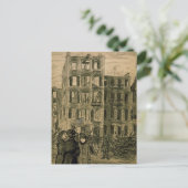 Gewollt Mädchen Postkarte (Stehend Vorderseite)