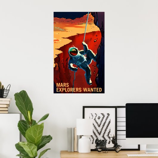 Gewollt Mars - Rekrutierungspaket Poster (Heimbüro)