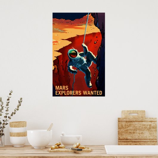 Gewollt Mars - Rekrutierungspaket Poster (Küche)