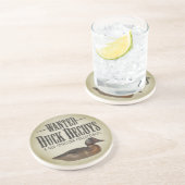 GEWOLLT: Old Duck Decoys Sandstein Untersetzer (Seite)