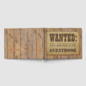 Gewollt Old Western Style Gästebuch (Voll)