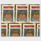 Gewollt Person entkommen Gefangenenpapier Geschenkpapier (Flach)