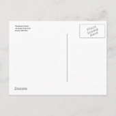 Gewollt Plakateinladungen Einladungspostkarte (Rückseite)