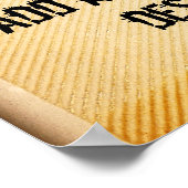 GEWOLLT - Poster (Ecke)