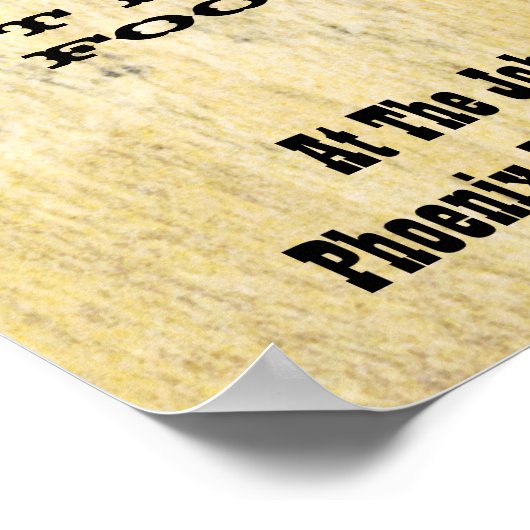 Gewollt Poster (Ecke)