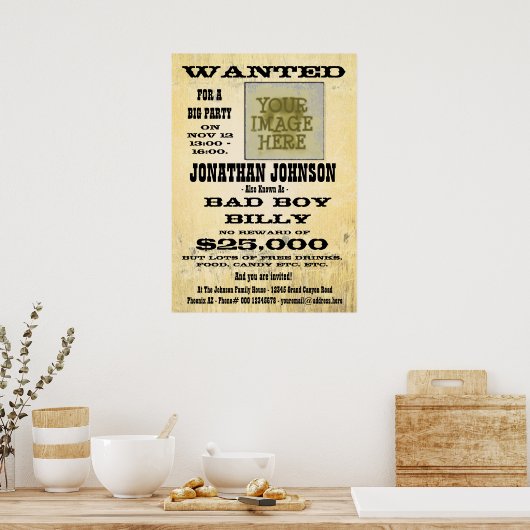 Gewollt Poster (Küche)