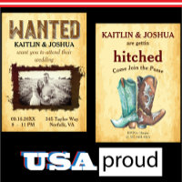 GEWOLLT Poster 🤠 Cowboy Boots Wedding Foto