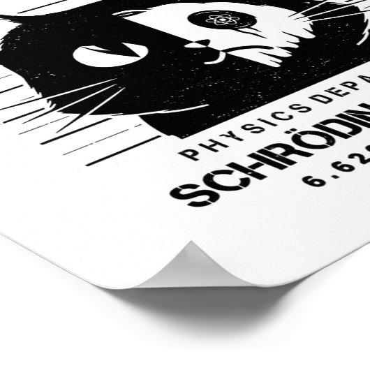 Gewollt Poster "Dead or Alive Cat" (Ecke)