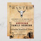 Gewollt Poster Family Wiedersehen Barbeque Einladu Einladung (Vorne/Hinten)